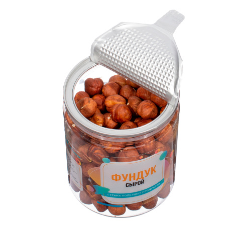 Фундук сырой, банка, 250 гр.
